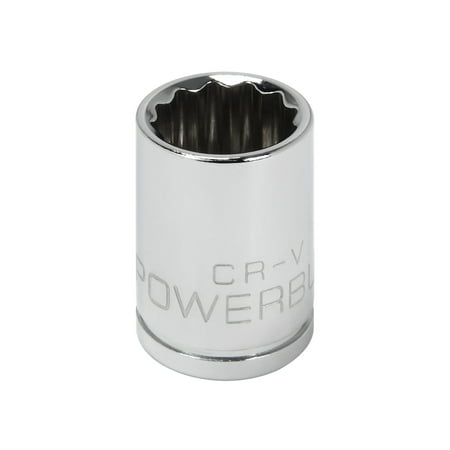 

Powerbuilt 3/8 Inch Drive x 14 MM 12 Point Shallow Socket - 641019