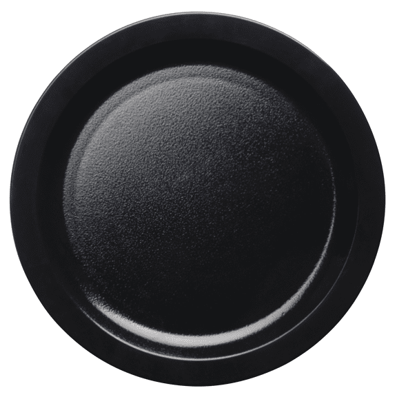 Cambro Dinnerware Plate arrow Rim 9" Black