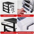 thumbnail image 4 of Tiroir en Plastique Multicouche Organisateur de Rangement de Bureau, 4 of 6