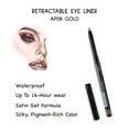 thumbnail image 3 of Ebo Retractable Waterproof Eyeliner Mechanical Eyeliner Pencil AP08 GOLD ( Pack Of 2 ), 3 of 4