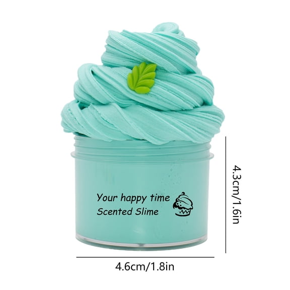 Furry Cloud Butter Slime Toy,Soft Stretchy DIY Slime,Non Drying Non Settling Slime,Stress Relief Sensory Play Toy,Safe Vibrant Color Slime,Creative Craft Making Kit,Kids DIY Art Entertainment Gift