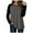 Z2-Grey, variant on adviicd Women Waffle Knit Tops Henley Shirts Long Sleeve V Neck Solid Color Casual Tunic (Pink, XXL)