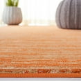 thumbnail image 5 of SAFAVIEH Vision Adrasteia Overdyed Solid Area Rug, Orange, 3' x 3' Round - Modern Design, Orange, Non-Shedding & Easy Cleaning, Ideal for Living Room, Bedroom, Dining Space, 5 of 12