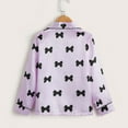 thumbnail image 6 of Usaibhir Girls Pajamas Silk PJS Set Satin Sleepwear Long Sleeve Jammies for Kids Button-Down Nightwear Loungewear 7-14 Years, 6 of 10