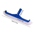 thumbnail image 2 of Pool Wall Brush with Curved Nylon for Efficient Cleaning Blue Easy Design, 2 of 3