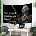 thumbnail image 2 of Bandera Tapestry Stay Strapped de George Washington, 100 x 150 cm, 2 of 4