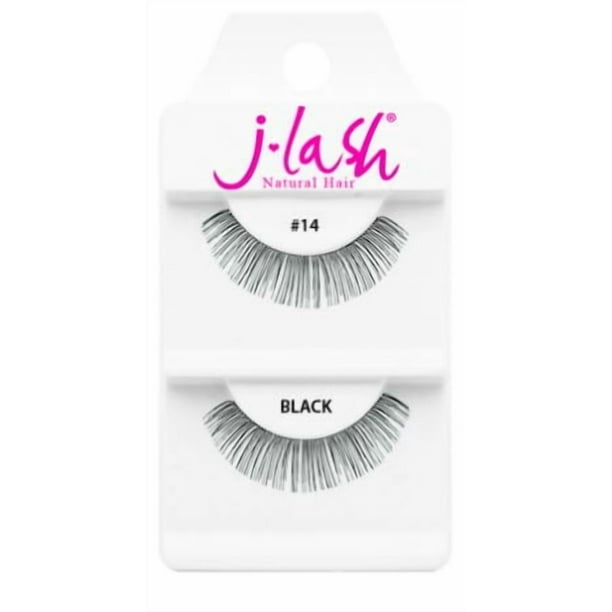 Pestañas postizas J Lash Daily #14 negras reutilizables hechas a mano