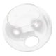 thumbnail image 2 of Lámpara de vidrio de globo cubierta de lámpara de reemplazo de lámpara de cubierta cubierta de la luz de la luz para la lámpara colgante, 2 of 5