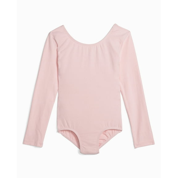 Danskin Girl's Long Sleeve Cotton Ballet Leotard, Sizes 4-16