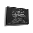 thumbnail image 2 of Epic Graffiti "Locomotive Engine Blueprint Patent Chalkboard" Giclee Canvas Wall Art, 12"x18", 2 of 3