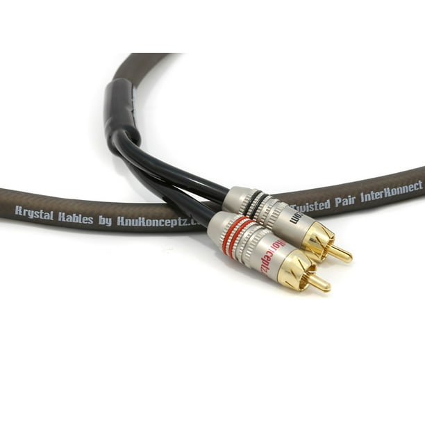 Knukonceptz Krystal Kable 2 Channel 6m Twisted Pair Rca Cable Walmart Com Walmart Com