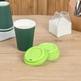 thumbnail image 3 of Restpresso Lime Green Plastic Coffee Cup Lid - Fits 8, 12, 16 and 20 oz - 500 count box, 3 of 10