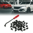 thumbnail image 2 of Unique Bargains 40pcs Plastic Rivets Push-type Bumper Fender Clips w Fastener Remover for Honda, 2 of 6