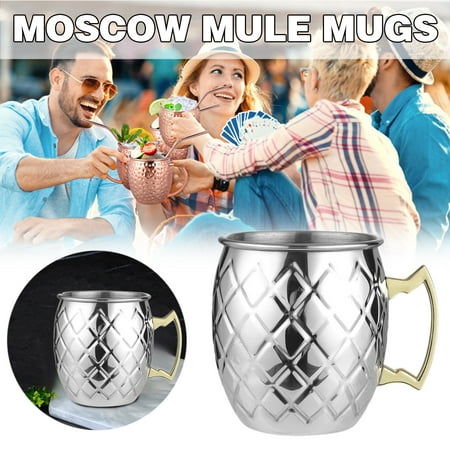 

Ovzne Stainless Steel Cup Drinking Juice Beer Glass Portion Cups home Travel Tool Clearance