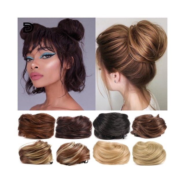 Chignon Lissant Désordonné Beigne Chignon Synthétique Pince Griffe Chignon Extensions de Cheveux pour Femmes