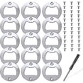 thumbnail image 1 of 15 Sets Stainless Steel Bottle Opener Inserts Hardware, Metal Insert Parts Kit, 1 of 4