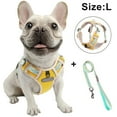 thumbnail image 1 of Dog Chest Harness Traction Rope, Breathable Pet Vest for Outdoor Walking Training Control for Medium Large Breeds Yellow L, 1 of 8