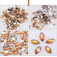 thumbnail image 2 of Xihbxyly 500 Piezas de Diamantes de Imitación con Purpurina y Forma de Ojo de Caballo para Decoración de Uñas, Pegamento Acrílico, 2 of 3