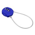 thumbnail image 3 of Uxcell Small Combination Lock 7.8 Inch, 1 Pack 3 Digit Padlock for Gym Locker, Blue, 3 of 6