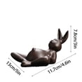 thumbnail image 3 of Cheapark Bunny Shape Incense Stick Holder Base for Home Aroma Decoration Item, 3 of 7