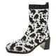 thumbnail image 1 of NECHOLOGY Botas Mujer Adulto Femenino Zapatos Botines de mujer Moda de mujer otoño nuevo tejido elástico media moda tacón grueso calcetines de felpa botas para mujer (White, 7), 1 of 7