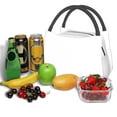 thumbnail image 3 of Disketp White Insulated Bags, Insulated Cooler Bag Totes for Lunch Beach Camping, 3 of 6