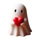 thumbnail image 1 of Estatua de fantasma Macarena figura decorativa de Halloween Corazón rojo, 1 of 8