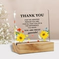 thumbnail image 4 of Thank You Gifts for Women, Appreciation Gifts for Teacher Coworkers Boss Counselor Nurse Volunteer, Inspirational Gift for Hostess Mom Aunt Thankful Signs Home Office Desk Decor, 4 of 4