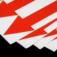 thumbnail image 4 of 8x2" Arrow Sticker Directional Sign Adhesive Removable Floor Decal, Red, 20Set / 60 Pack, 4 of 6