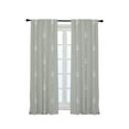 thumbnail image 3 of 3S Brother's Home Décor Curtains BOHO Design Set of 2 Panels Velvet Look Hanging Back Tap and Rod Pocket Décor Nursery Room Bedroom Kitchen Window - Made in Turkey 35Grey (52"Wx84"L), 3 of 6
