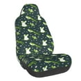 thumbnail image 1 of Wukai Green Frogs Full Set Car Seat Covers with Soft Padding Universal Auto Front Seats Protector and Cushion Mat, 1 of 5