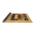thumbnail image 2 of Ahgly Company Indoor Round Abstract Brown Contemporary Area Rugs, 6' Round, 2 of 4
