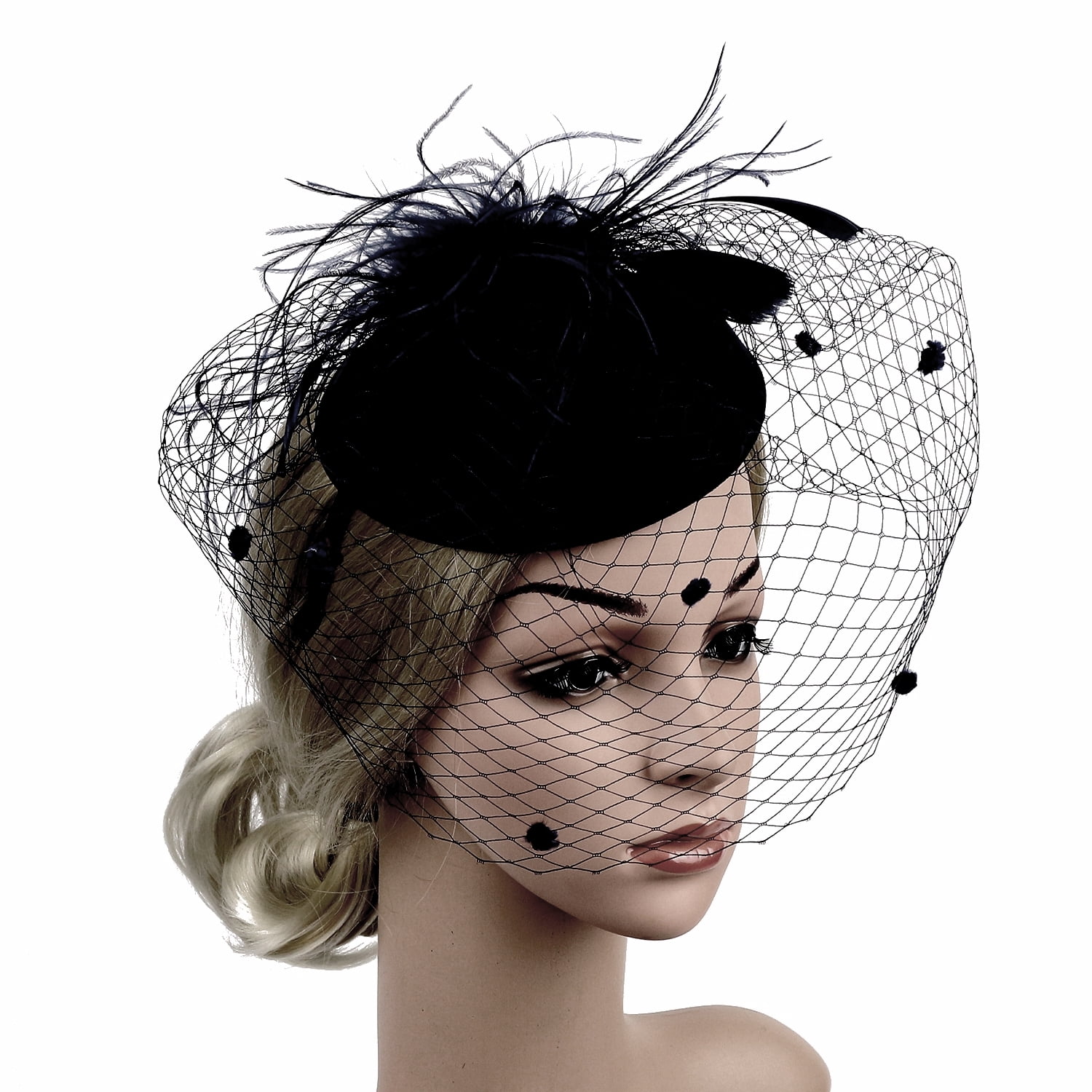 Elegant Headband Fascinator Hat Alice band Wedding Ladies Day Race Royal Ascot 