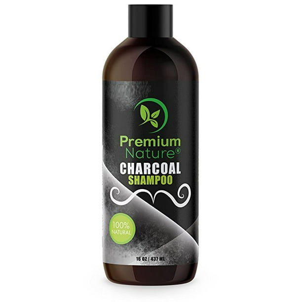 Charcoal Shampoo Sulfate Free All Natural Volumizing Moisturizing Anti