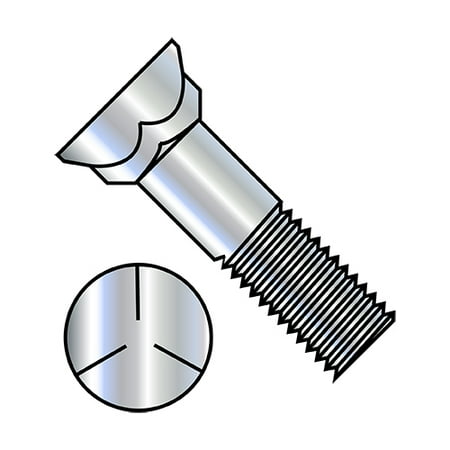 

3/8-16X1 1/4 Grade 5 Plow Bolt With Number 3 Head Zinc (Pack Qty 1 000) BC-3720BP