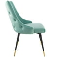 thumbnail image 4 of Modway Adorn Dining Side Chair Performance Velvet Set of 2 in Mint, 4 of 7