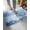 Blue, Navy, White, variant on Luxury Plush Bathroom Rugs Mat, Shabby Grey Soft Shaggy Bath Carpet, Oil Painting Vintage Art Gray White Non-Slip Floor Mat for Kitchen, Bedroom, 20"x31.5"