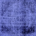 thumbnail image 1 of Ahgly Company Indoor Square Abstract Blue Modern Area Rugs, 6' Square, 1 of 4