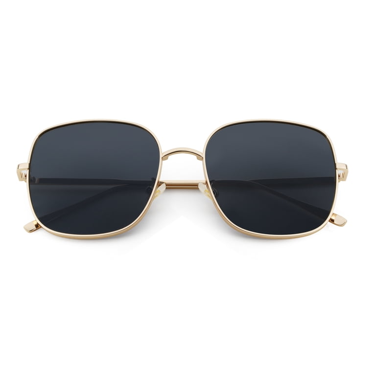 FEISEDY Small Square Polarized Sunglasses for Men and Women  display picture 1