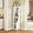 White (11.81"D x 11.81"W x 49.21"H), variant on WYDK Bookcase Corner Bookshelf, Small 4-Tier Rotating Bookshelf, 360 Display Bookcase Spinning Tower Narrow Shelf Organizer Storage Showcase Cabinet for Living Room, Study Room, White