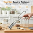 thumbnail image 2 of Adjustable Stainless Steel Jar Opener, 2026 Upgraded Easy Grip Jar Opener, Adjustable Bottle Can Opener for Weak Hands Seniors, Lid Remover Tool Kitchen Gadgets (7.48In, 3Pcs), 2 of 11