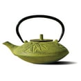 thumbnail image 1 of Moss Green Cast Iron Sakura Teapot  37 Oz., 1 of 1
