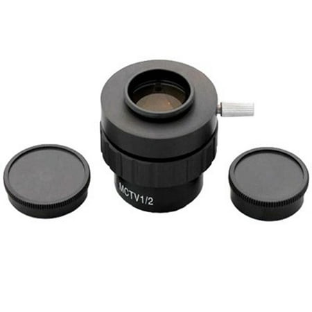 C-mount Video - AmScope 0.5X C-mount Lens Adapter for Microscope Video Cameras New