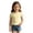 Yellow1, variant on Girls Tshirts Summer Tops Short Sleeves Solid Color Tees Casual Crew Neck Basic Tees for Kids Beige 5-6 Years