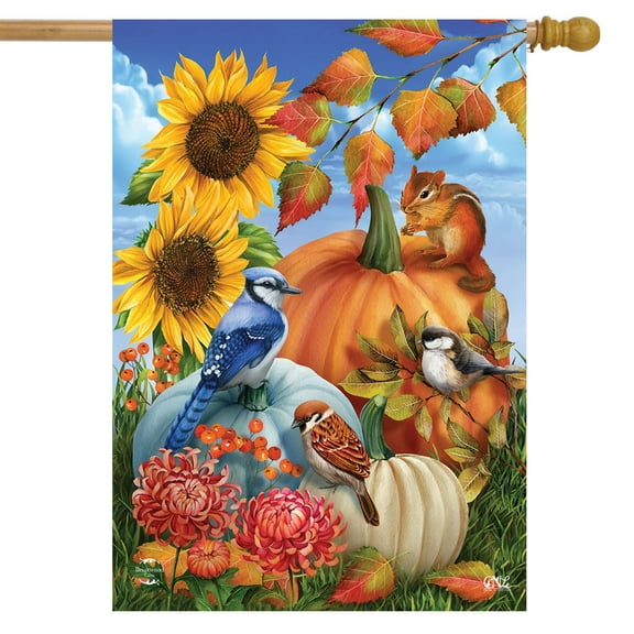 Briarwood Lane Autumn Gathering House Flag