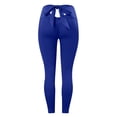 thumbnail image 6 of Women's Yoga Pants with Bowknot, High Waist Workout Leggings, Butt Lifting Fitness Leggings for Yoga, Running, Gym, and Daily Athleisure Wear-Blue, 6 of 8