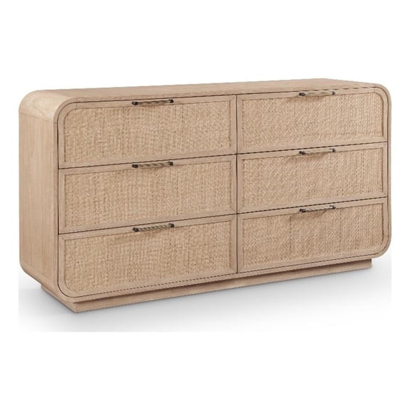 Meridian Furniture Windsor Natural Solid Wood Dresser