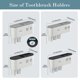 thumbnail image 2 of Soportes para cepillos de dientes Headcat montados en la pared con dispensadores y vasos, 2 of 7