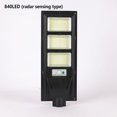 thumbnail image 2 of Naiovety Farola solar Diseño de escena doméstica profesional Luces de detección de cuerpo Patio exterior Lámpara con sensor de jardín Lámparas Iluminación y accesorios 840LED Naiovety HA073527-03, 2 of 6