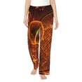 thumbnail image 2 of Lsque Tennis Racket In Fire Print Women's Pajama Pants, Lounge Pant - Comfortable Home Wear,Elastic Waistband, Stylish Design-X-Large, 2 of 9